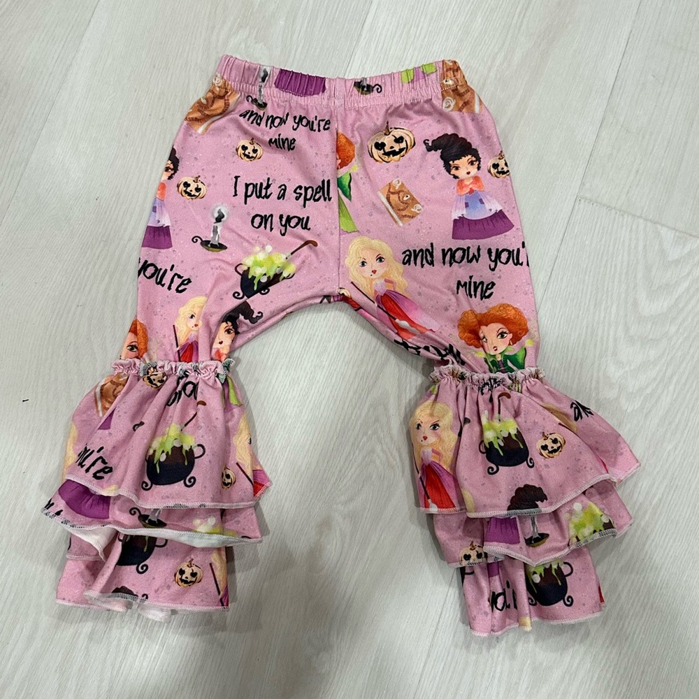Disney hocus pocus ruffle pants